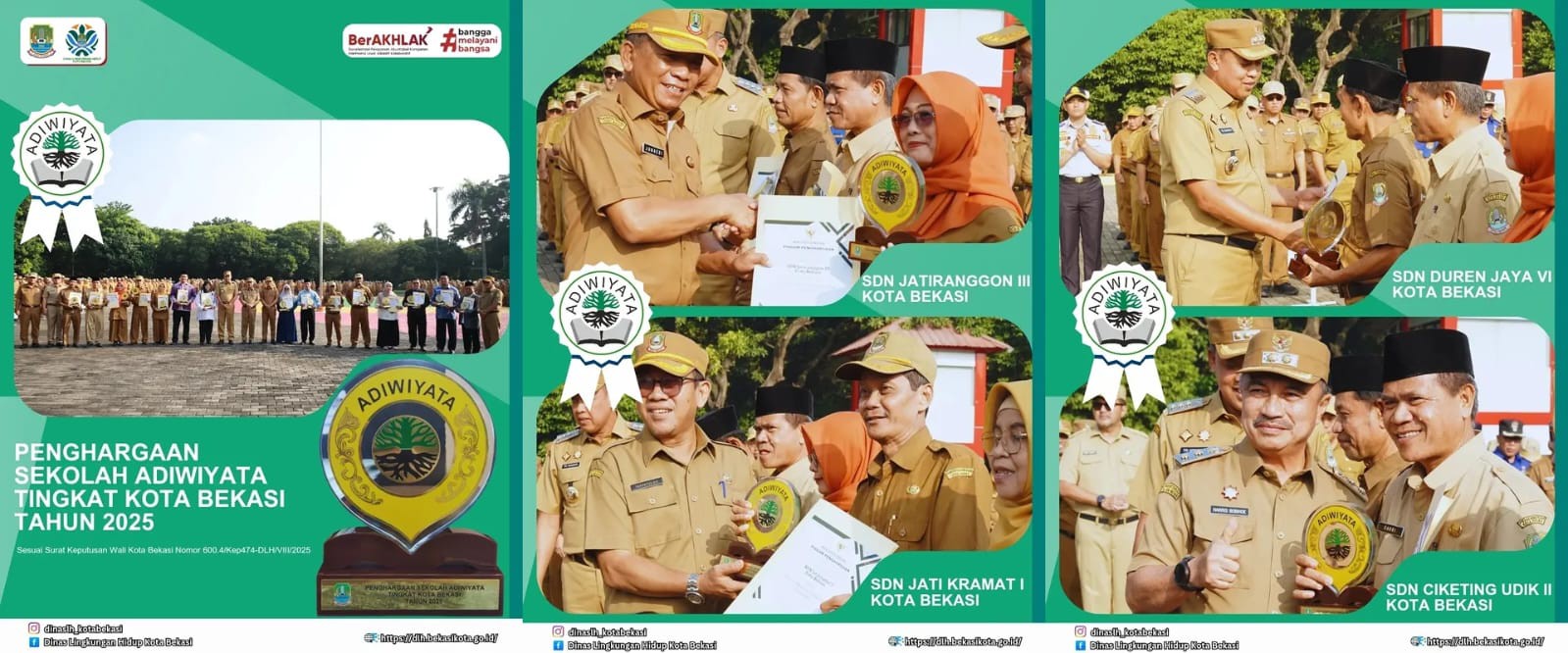 15 Sekolah Adiwiyata Tingkat Kota Bekasi Tahun 2025