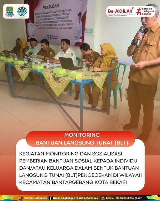 Monitoring dan Sosialisasi pemberian Bantuan Sosial kepada Individu Keluarga