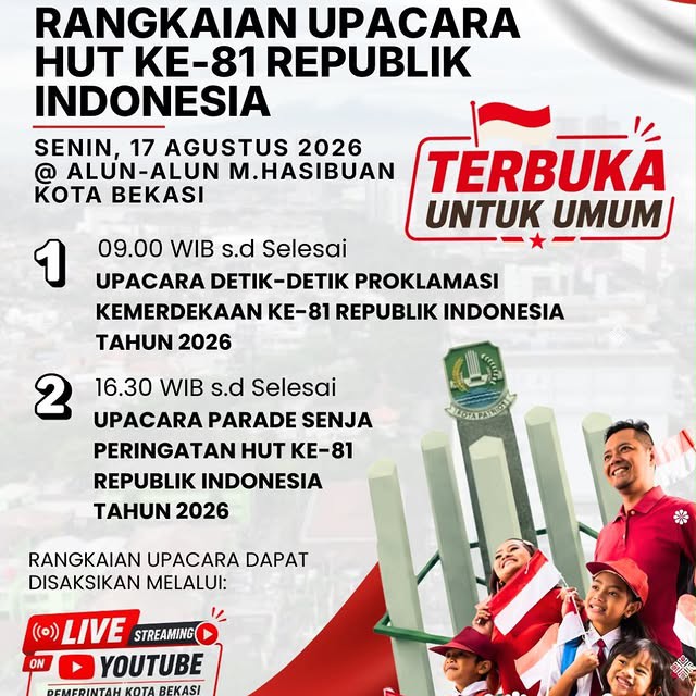 Upacara dalam rangka memperingati Hari Ulang Tahun ke-81 Kemerdekaan Republik Indonesia